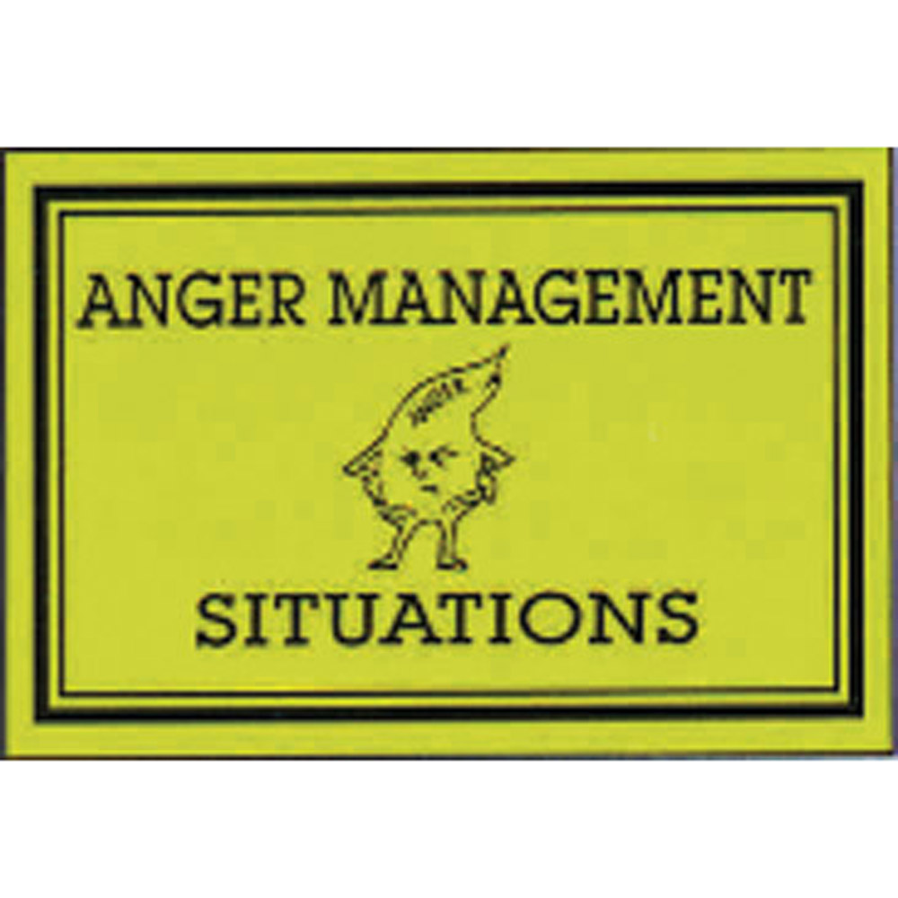 Courage To Change Topic Anger Anger Management Situations Cards