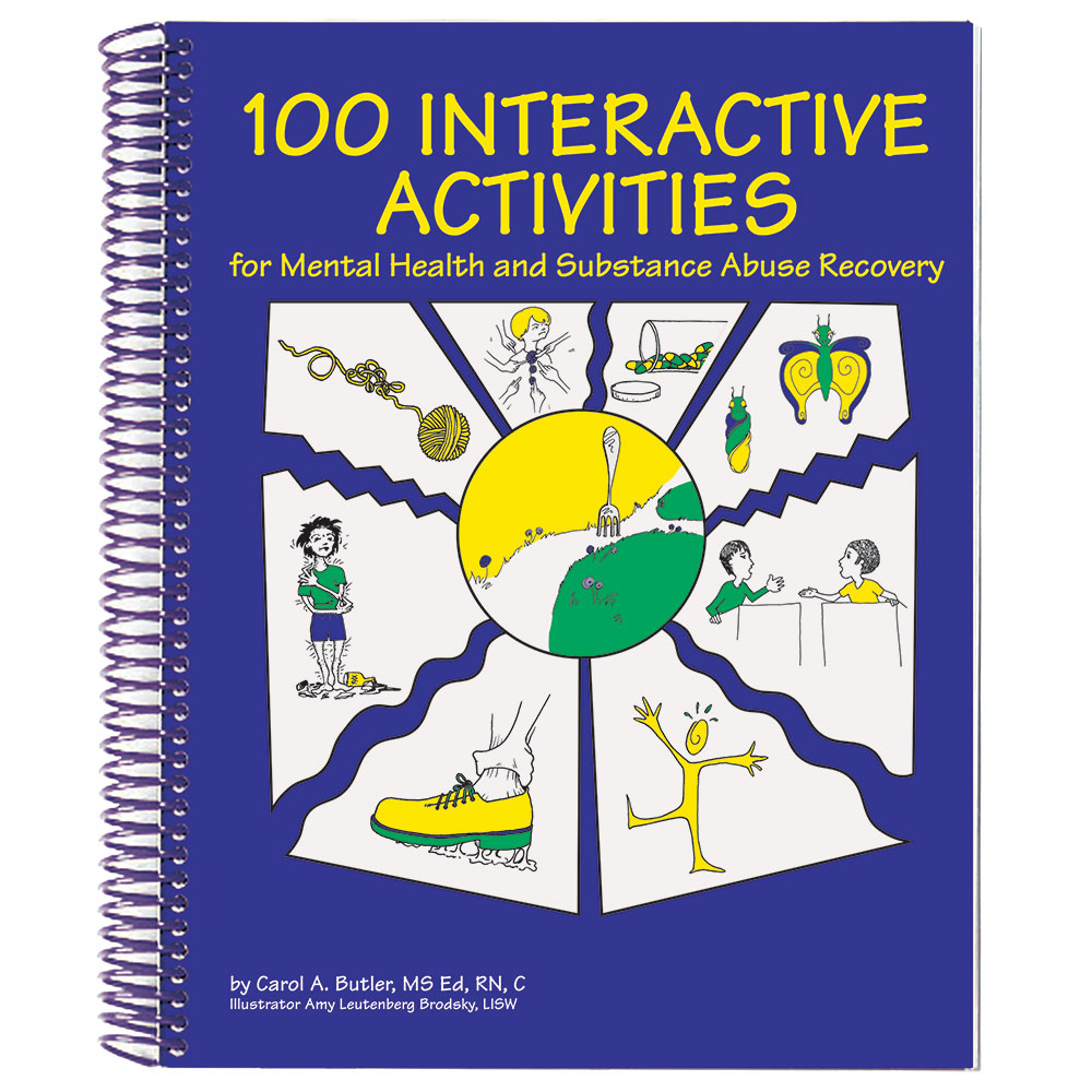 100 Interactive Activities Book Substance Abuse Games